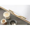 GTV Zamak handle VITO C = 160 mm golden brass