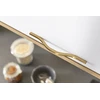 Zamak handle VITO C = 160 mm golden brass