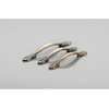Zamak handle WERONA C=128 mm juodas chrome plus auksinis