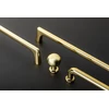 Zamak knob NORD shiny auksinis