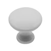 Zamak knob TERNI baltas glossy