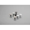 Zamak knob UDINE satin