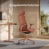 Biuro kėdė Desktronic SitOne Rožinė, 4D porankiai, 6 reguliuojami taškai, BIFMA sertifikatas