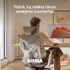 Biuro kėdė Desktronic SitPro Pilka, 3D porankiai, 10 reguliuojamų taškų, BIFMA sertifikatas