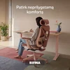 Biuro kėdė Desktronic SitPro Rožinė, 3D porankiai, 10 reguliuojamų taškų, BIFMA sertifikatas