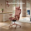Biuro kėdė Desktronic SitPro Rožinė, 3D porankiai, 10 reguliuojamų taškų, BIFMA sertifikatas