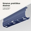 Desktronic Darbo stalo metalinis laidų laikiklis Mėlynas