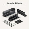 Desktronic Darbo stalo metalinis laidų laikiklis Juodas