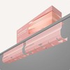 Desktronic Darbo stalo metalinis laidų laikiklis Rožinis