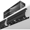 Desktronic Darbo stalo metalinis laidų laikiklis Juodas