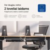 Desktronic Darbo stalo metalinis laidų laikiklis Juodas