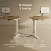 Desktronic Magnetinis darbo stalo laidų laikiklis, Metalinis, Baltas