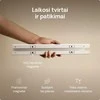 Desktronic Magnetinis darbo stalo laidų laikiklis, Metalinis, Baltas