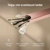 Desktronic Magnetinis darbo stalo laidų laikiklis, Metalinis, Rožinis