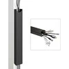 Desktronic Magnetinis darbo stalo laidų laikiklis, Metalinis, Juodas