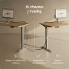 Desktronic Magnetinis darbo stalo laidų laikiklis, Metalinis, Pilkas