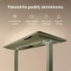 Elektrinis reguliuojamo aukščio stalas Desktronic HomePro Juodas/Žalias, 160x80cm, Dvigubas motoras, USB ir USB-C įkrovimo lizdai
