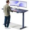 Elektrinis reguliuojamo aukščio stalas Desktronic HomeOne Mėlynas/Mėlynas, 160x80cm, Dvigubas motoras, USB ir USB-C įkrovimo lizdai