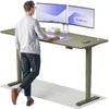 Elektrinis reguliuojamo aukščio stalas Desktronic HomePro Žalias/Žalias, 200x80cm, Dvigubas motoras, USB ir USB-C įkrovimo lizdai