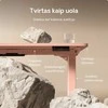 Elektrinis reguliuojamo aukščio stalas Desktronic HomePro Rožinis/Rožinis, 120x60cm, Dvigubas motoras, USB ir USB-C įkrovimo lizdai