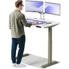 Elektrinis reguliuojamo aukščio stalas Desktronic HomeOne Žalias/Baltas, 120x60cm, Dvigubas motoras, USB ir USB-C įkrovimo lizdai