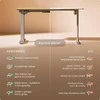 Elektrinis reguliuojamo aukščio stalas Desktronic HomePro Ąžuolo masyvas/Pilkas, 160x80cm, Dvigubas motoras, USB ir USB-C įkrovimo lizdai