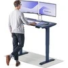 Elektrinis reguliuojamo aukščio stalas Desktronic HomePro Mėlynas/Mėlynas, 120x60cm, Dvigubas motoras, USB ir USB-C įkrovimo lizdai
