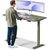 Elektrinis reguliuojamo aukščio stalas Desktronic HomeOne Žalias/Žalias, 160x80cm, Dvigubas motoras, USB ir USB-C įkrovimo lizdai