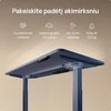 Elektrinis reguliuojamo aukščio stalas Desktronic HomeOne Mėlynas/Mėlynas, 120x60cm, Dvigubas motoras, USB ir USB-C įkrovimo lizdai