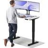 Elektrinis reguliuojamo aukščio stalas Desktronic HomePro Juodas/Baltas, 120x60cm, Dvigubas motoras, USB ir USB-C įkrovimo lizdai