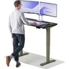 Elektrinis reguliuojamo aukščio stalas Desktronic HomePro Žalias/Juodas, 120x60cm, Dvigubas motoras, USB ir USB-C įkrovimo lizdai
