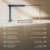 Elektrinis reguliuojamo aukščio stalas Desktronic HomeOne Mėlynas/Mėlynas, 120x60cm, Dvigubas motoras, USB ir USB-C įkrovimo lizdai
