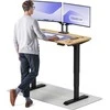 Elektrinis reguliuojamo aukščio stalas Desktronic HomePro Juodas/Ąžuolas, 120x60cm, Dvigubas motoras, USB ir USB-C įkrovimo lizdai