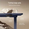 Elektrinis reguliuojamo aukščio stalas Desktronic HomeOne Mėlynas/Mėlynas, 120x60cm, Dvigubas motoras, USB ir USB-C įkrovimo lizdai