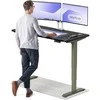 Elektrinis reguliuojamo aukščio stalas Desktronic HomePro Žalias/Juodas, 140x70cm, Dvigubas motoras, USB ir USB-C įkrovimo lizdai