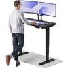 Elektrinis reguliuojamo aukščio stalas Desktronic HomePro Juodas/Juodas, 120x60cm, Dvigubas motoras, USB ir USB-C įkrovimo lizdai