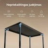 Elektrinis Reguliuojamo Aukščio Stalas Desktronic HomeMax Juodas/Juodas, 160x80cm, Keturi varikliai, Magnetinis kabelių laikiklis