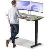 Elektrinis reguliuojamo aukščio stalas Desktronic HomePro Juodas/Žalias, 140x70cm, Dvigubas motoras, USB ir USB-C įkrovimo lizdai