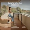 Ergonomiška balansinė kėdė Desktronic Pilka, Neslystantis pagrindas