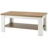 TV staliukas Kavos staliukas Imv Provence, 120 cm, baltoji pušis/ąžuolas