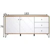 Komoda Touch matinis baltas / ąžuolas
