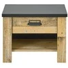 Naktinė spintelė Imv Sherwood, 60x39xH46 cm, ruda/pilka