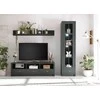 TV staliukas TV stovas Ascot, 158 cm, tamsiai žalia
