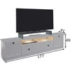 TV staliukas TV stovas Baxter baltas