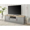 TV staliukas TV stovas Chambord, 155 cm, šviesiai pilka/ąžuolinė