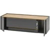 TV staliukas TV stovas City, 140 cm, antracitas/ąžuolinė