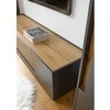 TV staliukas TV stovas City, 140 cm, antracitas/ąžuolinė