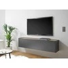 TV staliukas TV stovas City, 150 cm, antracitas/ąžuolinė