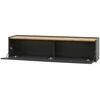 TV staliukas TV stovas City, 150 cm, antracitas/ąžuolinė