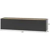 TV staliukas TV stovas City, 150 cm, antracitas/ąžuolinė